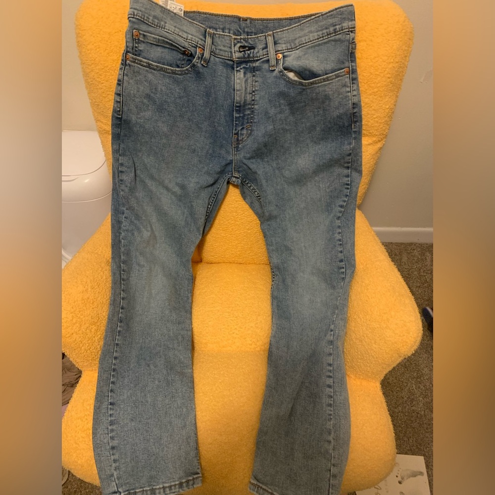 Levi's Blue Straight Jeans Timeless Style